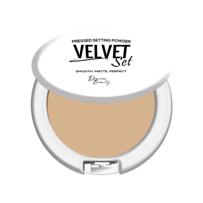 Pudra Compacta Velvet Dannes Beauty - Caramel Radiance