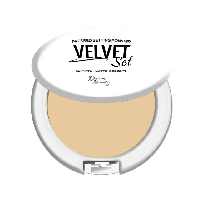 Pudra Compacta Velvet Dannes Beauty - Golden Beige