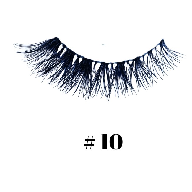 Strip Eyelash Synthetic Hair No 10