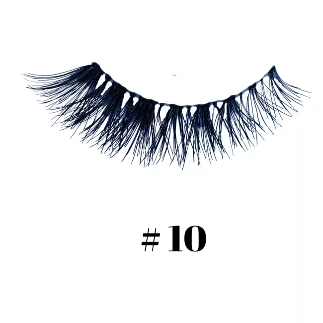 Strip Eyelash Synthetic Hair No 10 Strip Eyelash Synthetic Hair No 10