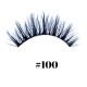 Strip Eyelash Synthetic Hair No 100