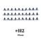 False Eyelashes 112 - 10 mm