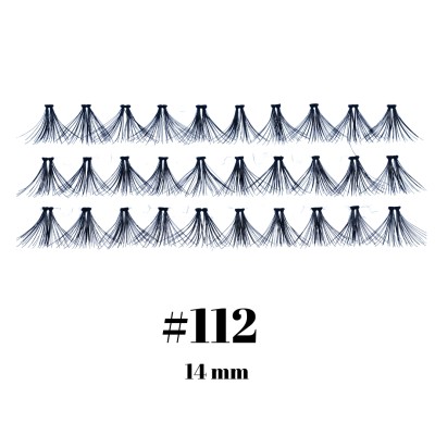 False Eyelashes 112 - 14 mm