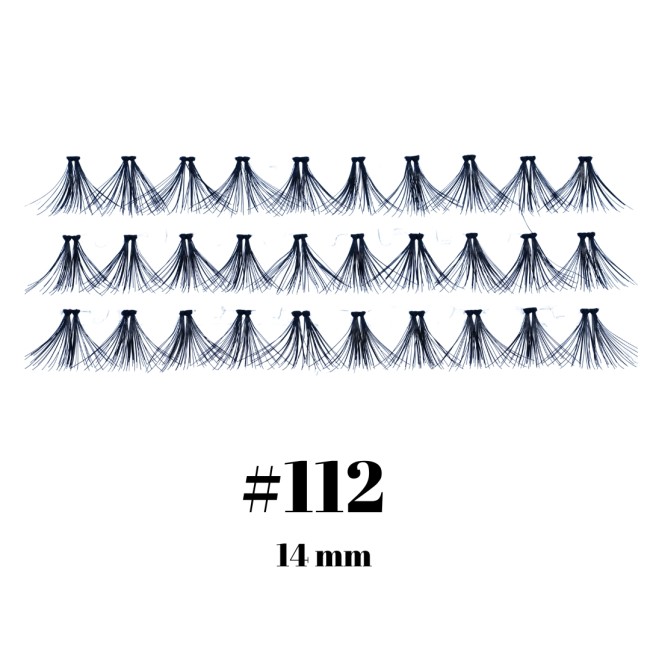 False Eyelashes 112 - 14 mm