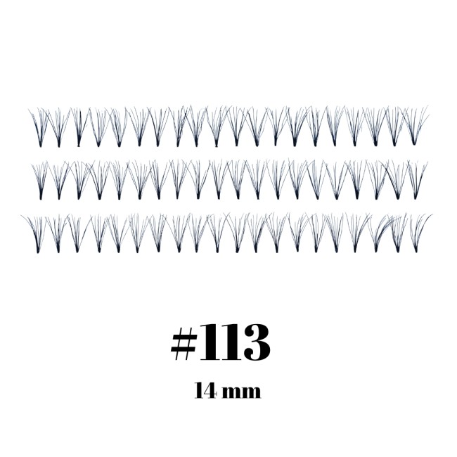 False Eyelashes 113 - 14 mm