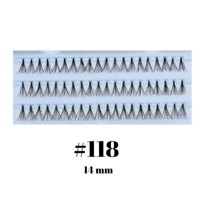 False Eyelashes 118 -14 mm
