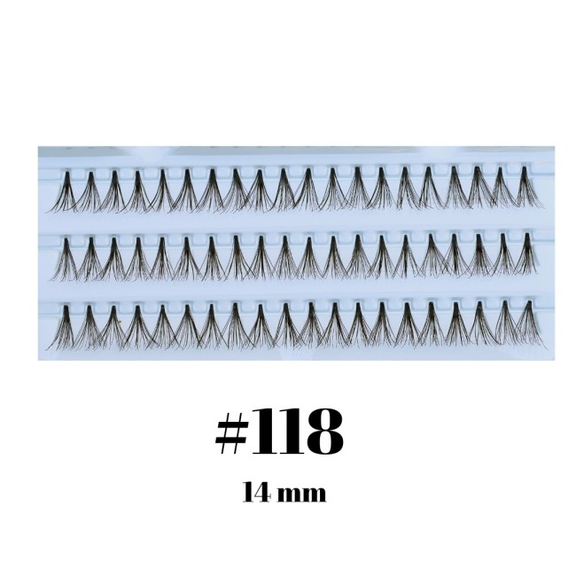 False Eyelashes 118 -14 mm
