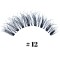 Strip Eyelash Synthetic Hair No 12