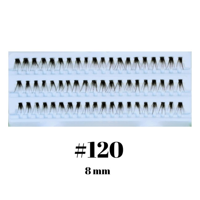 False Eyelashes 120 -8 mm