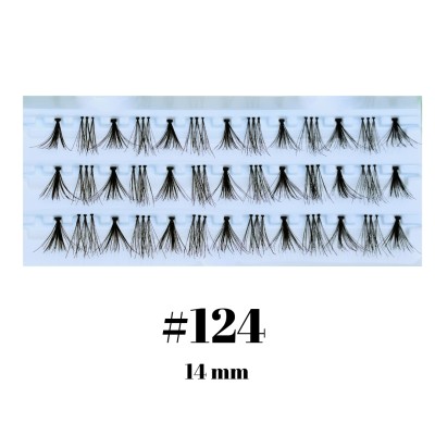 False Eyelashes 124 -14 mm