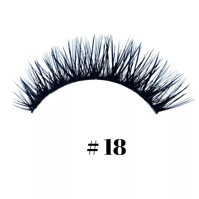 Strip Eyelash Synthetic Hair No 18 Strip Eyelash Synthetic Hair No 18