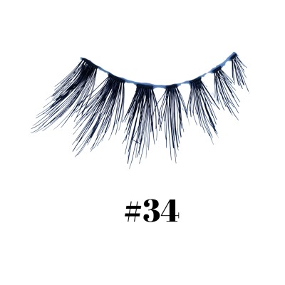Strip Eyelash Synthetic Hair No 34