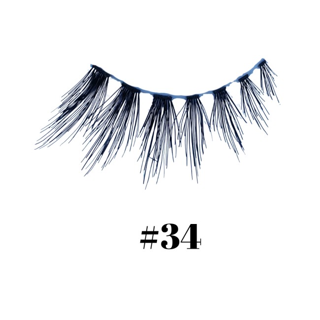 Strip Eyelash Synthetic Hair No 34
