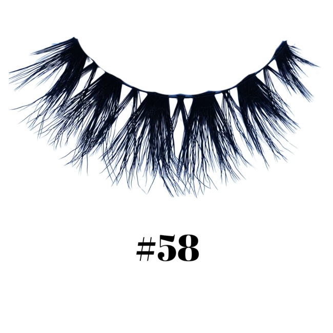 Strip Eyelash Synthetic Hair No 58