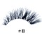 Strip Eyelash Synthetic Hair No 8