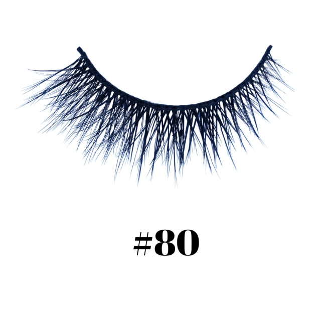 Strip Eyelash Synthetic Hair No 80