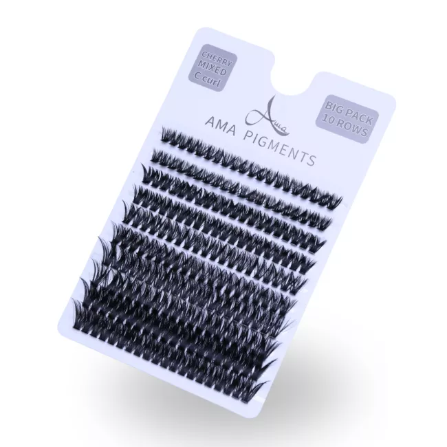 False Eyelash Cluster Big Pack CHERRY