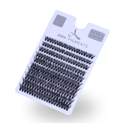 False Eyelash Cluster Big Pack PAPAYA
