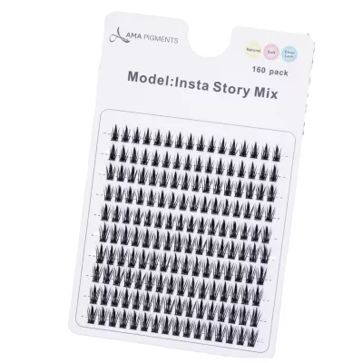 False Individual Lashes Cluster Insta Story Mix 160 pack