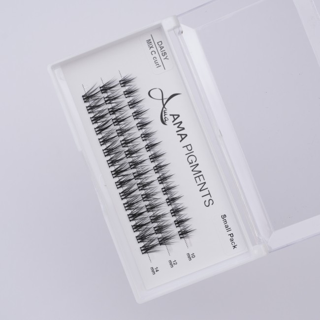 False Eyelashes Small Pack DAISY MIX 10mm-14mm Ama Pigments