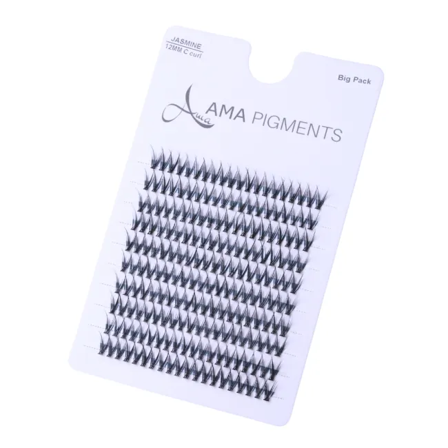 False Eyelashes BIG Pack JASMINE 12mm Ama Pigments