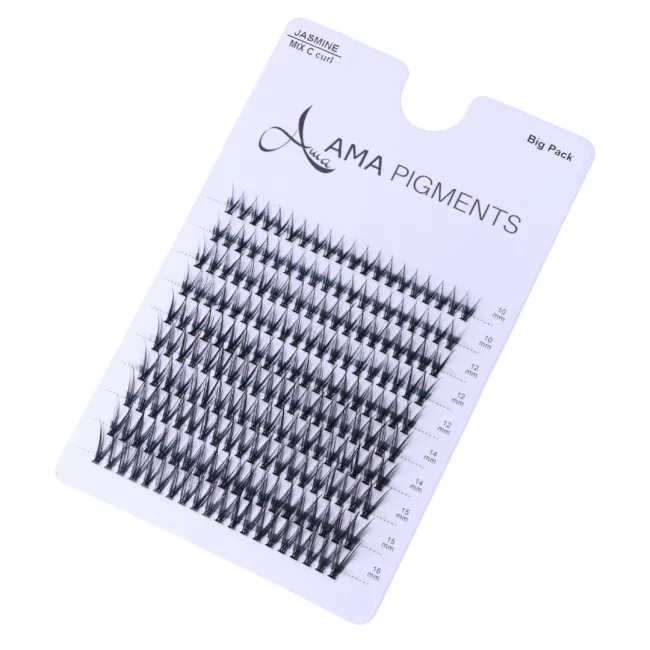 False Eyelashes BIG Pack JASMINE MIX 10mm-16mm Ama Pigments