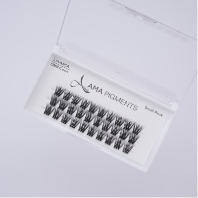 False Eyelashes Small Pack LAVANDA 12 mm Ama Pigments