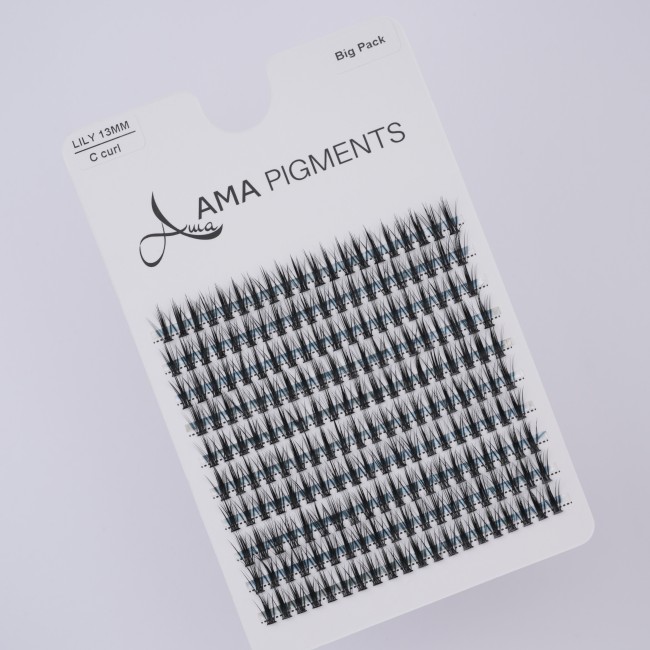 False Eyelashes Big Pack LILY 13 mm Ama Pigments