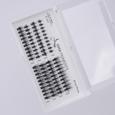False Eyelashes Small Pack LILY MIX C 8mm-15mm  Ama Pigments