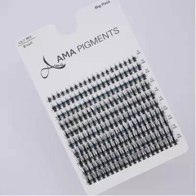 False Eyelashes Big Pack LILY MIX B 8mm-16mm Ama Pigments False Eyelashes Big Pack LILY MIX B 8mm-16mm Ama Pigments