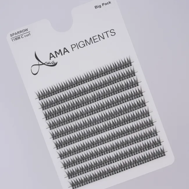 False Eyelashes Big Pack SPARROW 11 mm Ama Pigments
