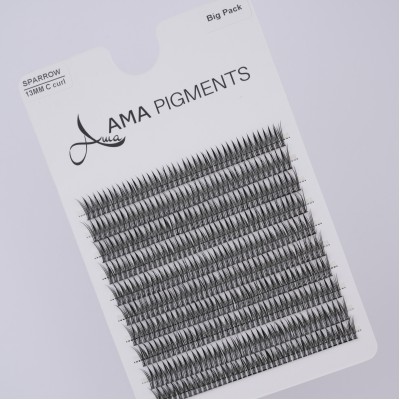 False Eyelashes Big Pack SPARROW 13 mm Ama Pigments
