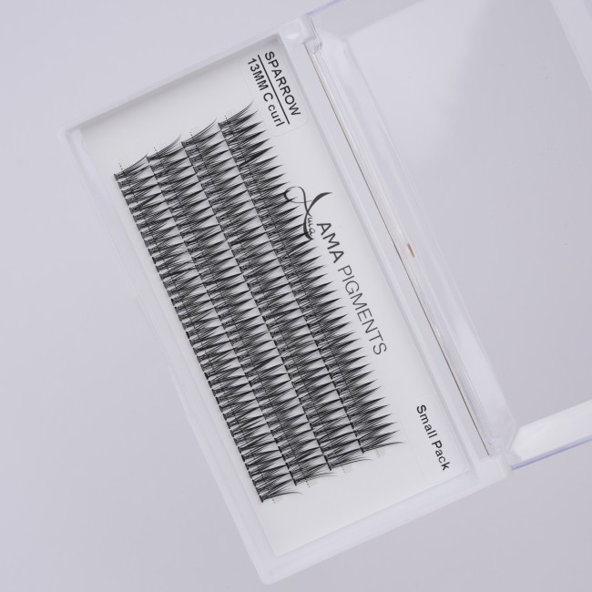 False Eyelashes Small Pack SPARROW 13 mm Ama Pigments