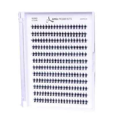 False Individual Lashes ROSE C 240 pack 10mm False Individual Lashes ROSE C 240 pack 10mm