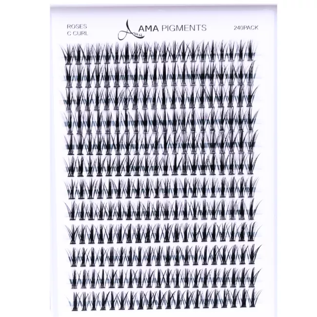 False Individual Lashes ROSE B 240 pack 16mm False Individual Lashes ROSE B 240 pack 16mm
