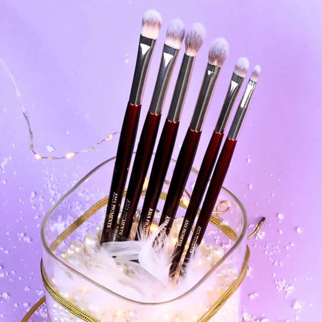 Set Pensule CREMOSO AMA Pigments - 6 pensule din par sintetic 